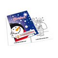 Christmas Coloring Book w/ Custom Cover & Stock Coloring Images